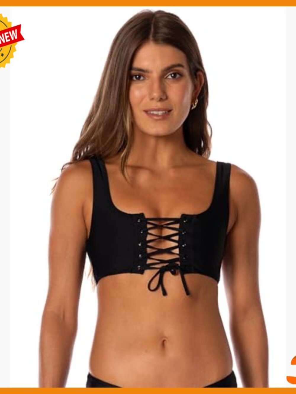 Reversible 4-Way Bralette Top, X-Small, Recycled Polyamide Blend - Picture 5 of 7
